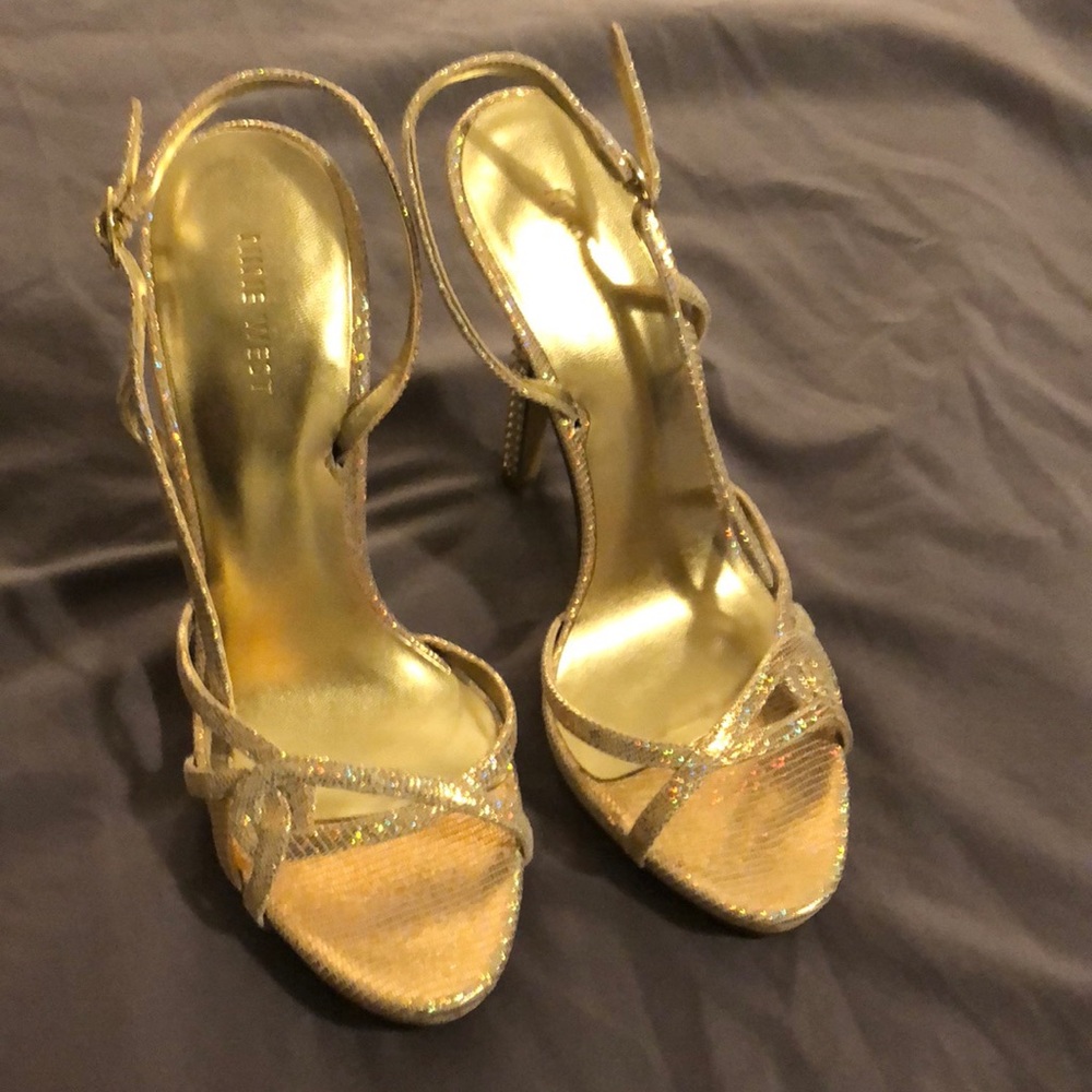 Nine West formal high heeled sandals